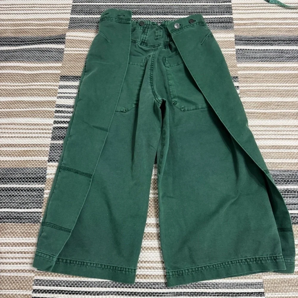 Free People Keep Calling Wide Leg Crop Pant Size 4 Women